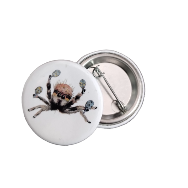 Spider Button Pin