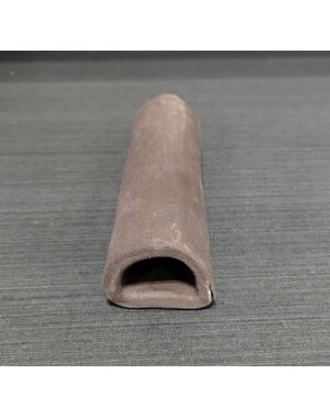 Fish  Head Ceramics Pleco Cave D Shape Euro Style End