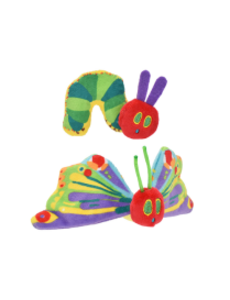 Multipet Products MultiPet Hungry Caterpillar Crinkle Toy Butter Fly and Caterpillar