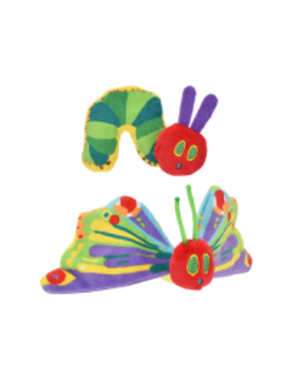 Multipet Products MultiPet Hungry Caterpillar Crinkle Toy Butter Fly and Caterpillar