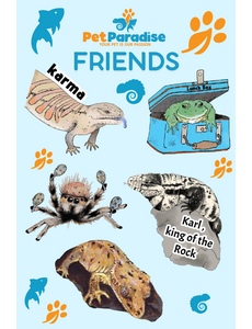 Leaky Inkwell Pet Paradise Friends Sticker Sheet