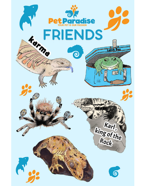 Leaky Inkwell Pet Paradise Friends Sticker Sheet