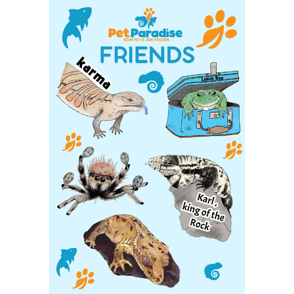 Leaky Inkwell Pet Paradise Friends Sticker Sheet