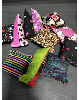 Locally Made Cat Nip Pillow -Assorted colours and shapes