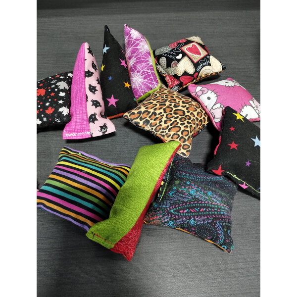 Locally Made Cat Nip Pillow -Assorted colours and shapes