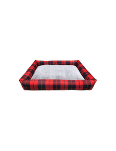 Ruff Love Ruff Love Bolster Cloud Bed Buffalo Plaid