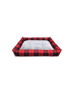 Ruff Love Ruff Love Bolster Cloud Bed Buffalo Plaid