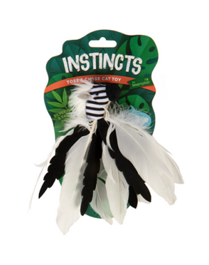 SmartyKat Instincts Zingy Zebra Toss & Chase