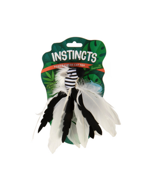 SmartyKat Instincts Zingy Zebra Toss & Chase