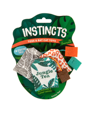 SmartyKat Instinctis Tricky Tea Toss & Bat Cat Toy