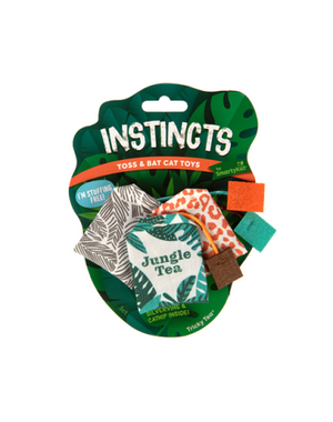 SmartyKat Instinctis Tricky Tea Toss & Bat Cat Toy