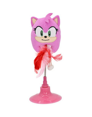  Multi Pet Sonic the Hedgehog Swatter Cat Toy- Pink  9"