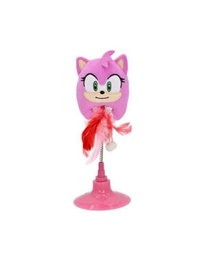  Multi Pet Sonic the Hedgehog Swatter Cat Toy- Pink  9"