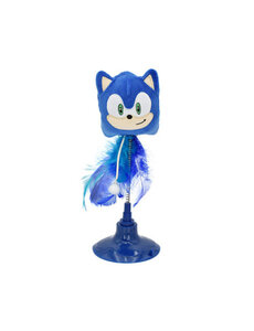  Multi Pet Sonic the Hedgehog Swatter Cat Toy- Blue  9"