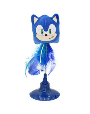  Multi Pet Sonic the Hedgehog Swatter Cat Toy- Blue  9"