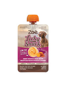 Zoe Zoe Licky Snack - Sweet Potato & Duck Recipe - 85g (3oz) Pouch