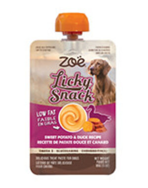 Zoe Zoe Licky Snack - Sweet Potato & Duck Recipe - 85g (3oz) Pouch