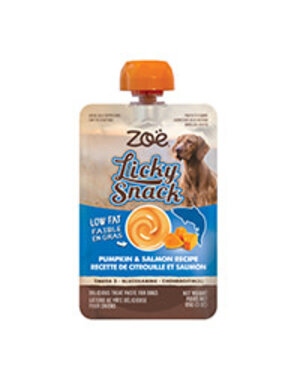 Zoe Zoe Licky Snack - Pumpkin & Salmon Recipe - 85g (3oz) Pouch