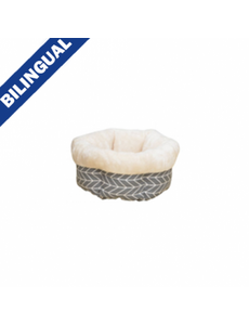 Pet Pals Pet Pals Round Pet Bed with Boho Patterns