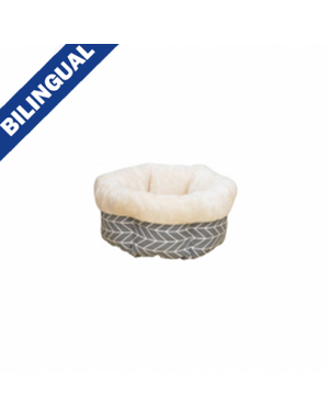 Pet Pals Pet Pals Round Pet Bed with Boho Patterns