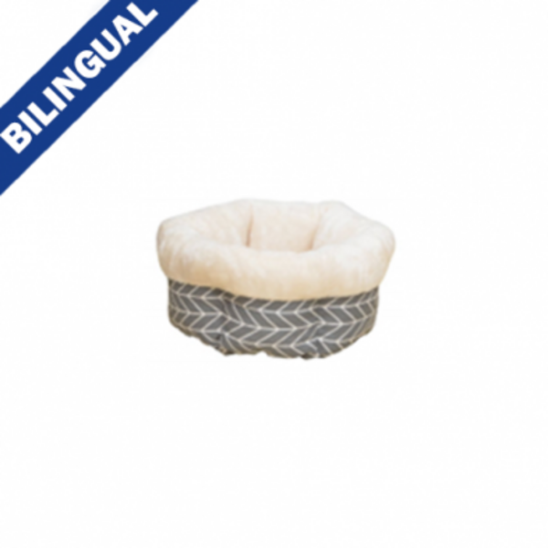 Pet Pals Pet Pals Round Pet Bed with Boho Patterns