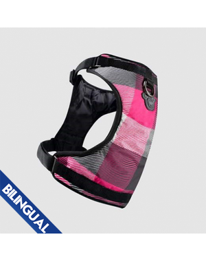 Canada Pooch Canada Pooch Everything Harness Pink Plaid  Large