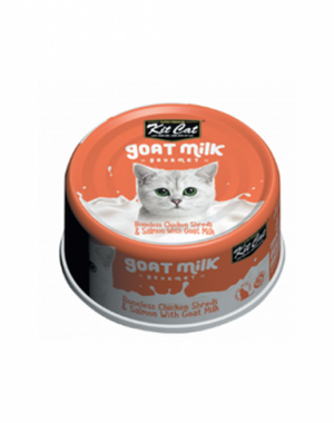 Kit Cat Kit-Cat Goat Milk Boneless chicken & Salmon 70g