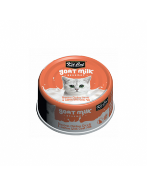 Kit Cat Kit-Cat Goat Milk Boneless chicken & Salmon 70g