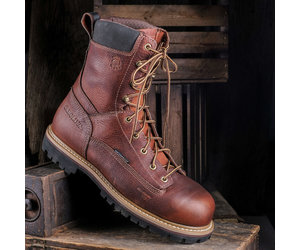 lace up safety toe boots