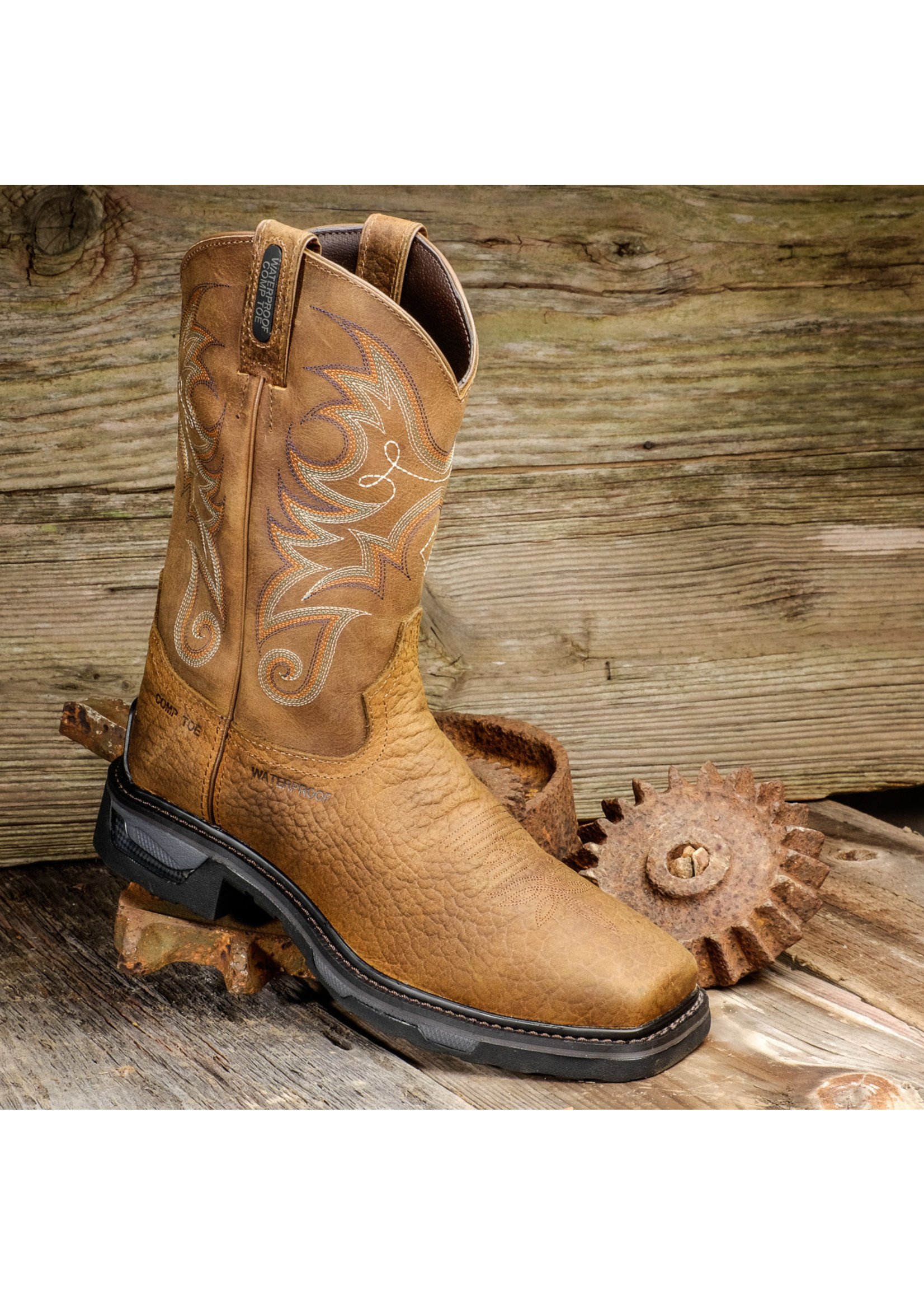 tony lama pull on work boots