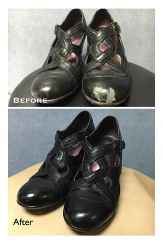 how to get white scuffs off black shoes