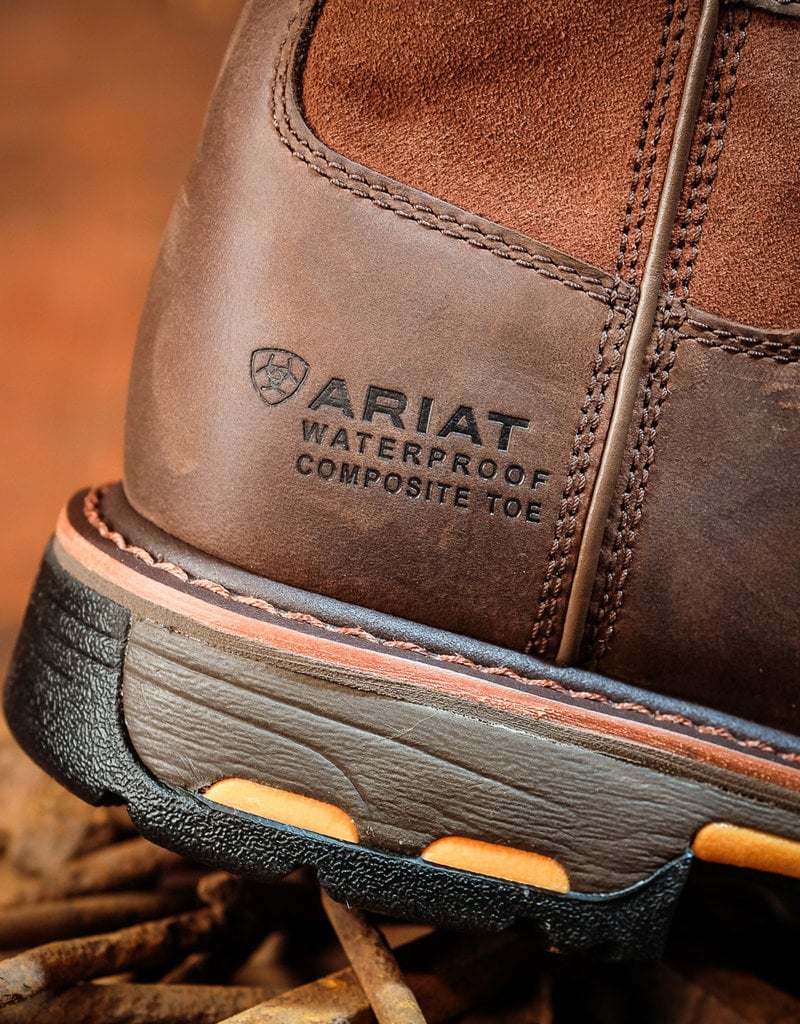 ariat workhog composite toe lace up
