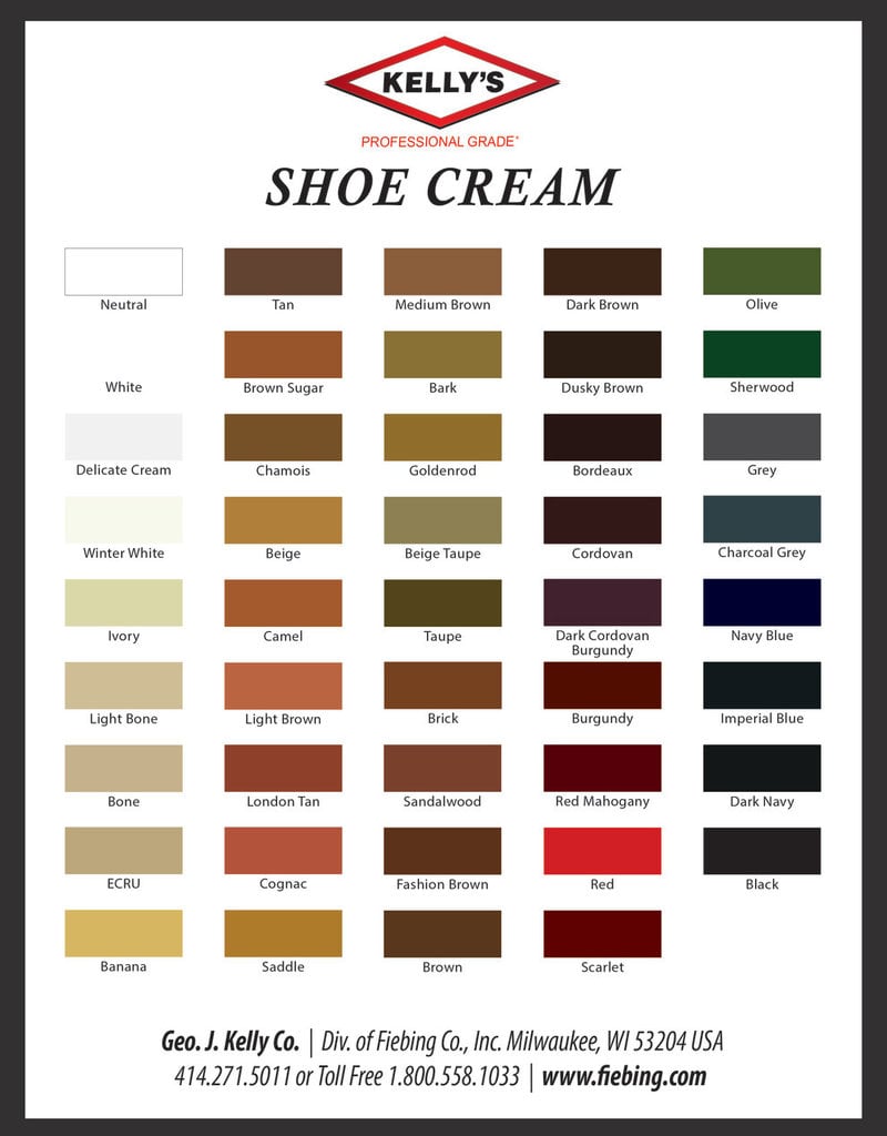 meltonian shoe cream colors