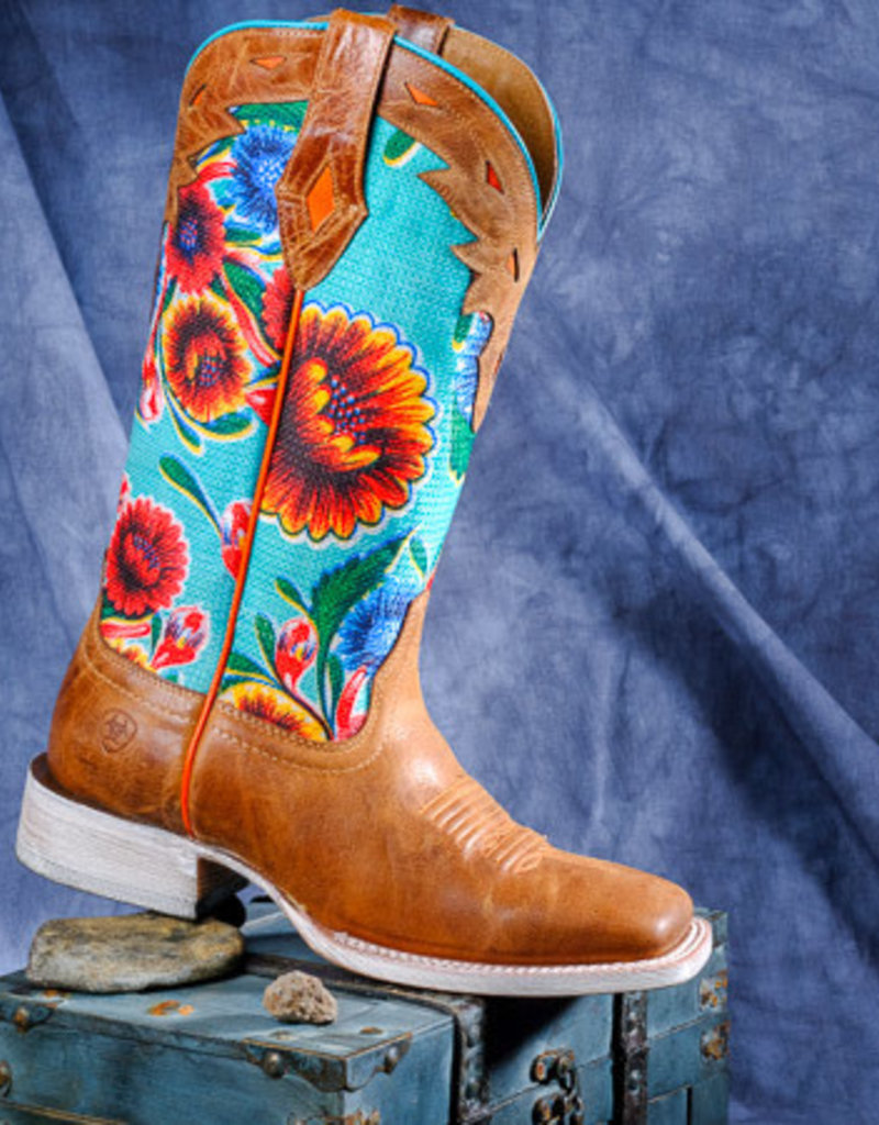 ariat floral textile boots