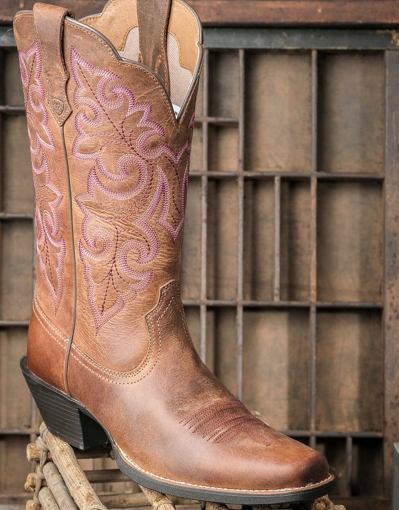 ariat women's round up square toe