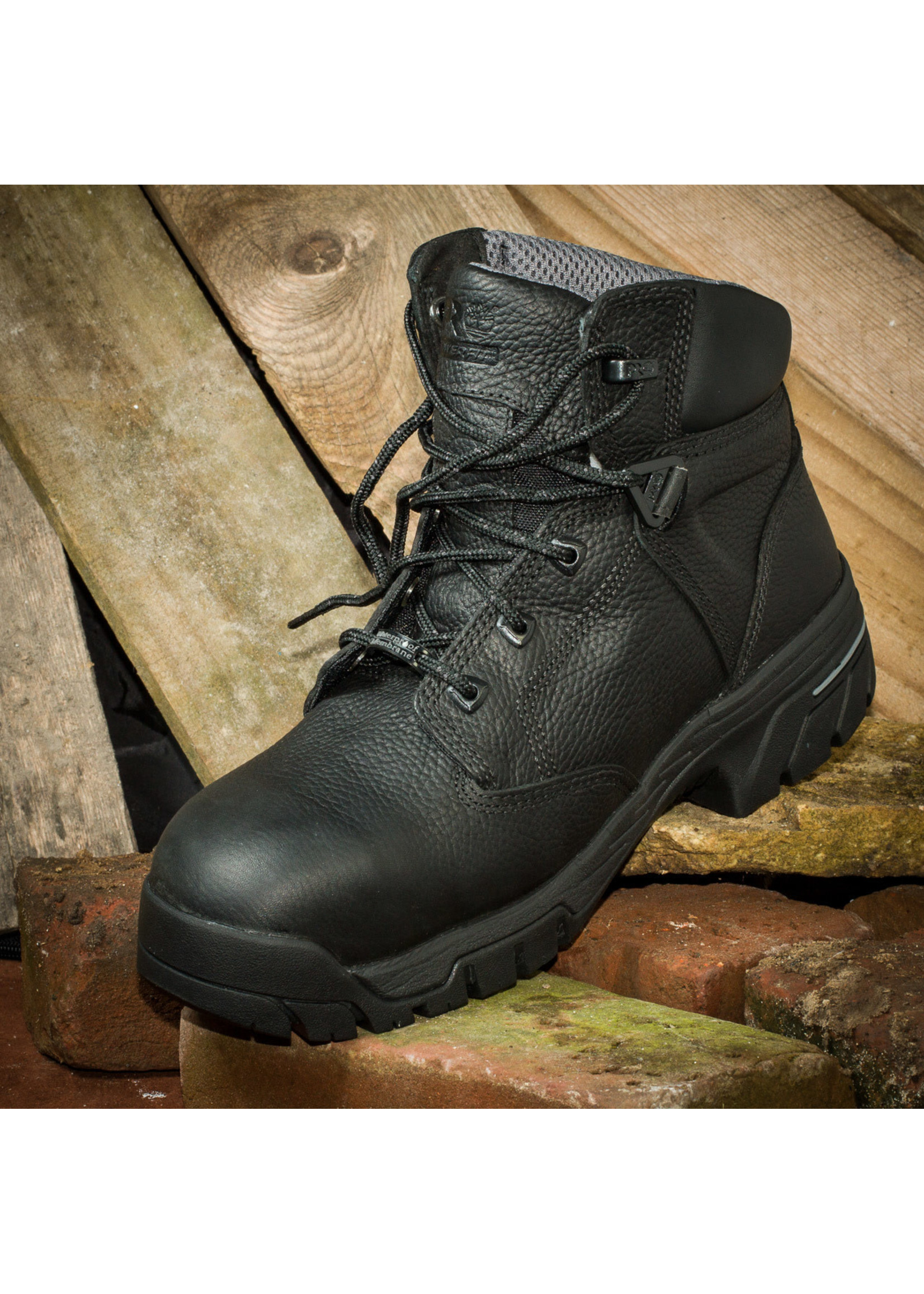 Timberland Pro Men's 6" Black Helix Waterproof Composite Toe Work Boots  87517