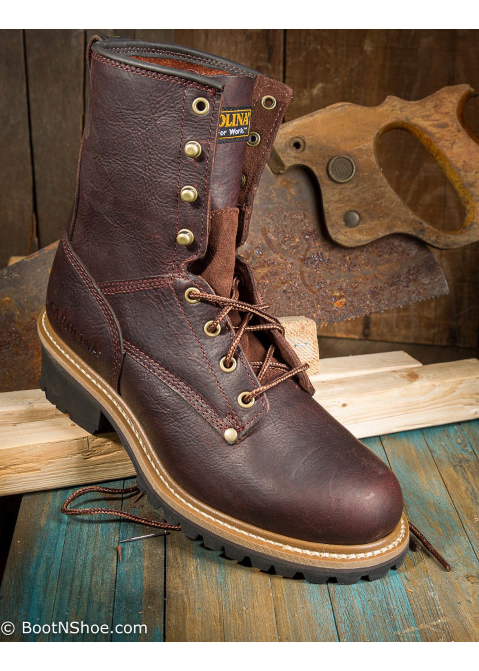 carolina elm steel toe boots