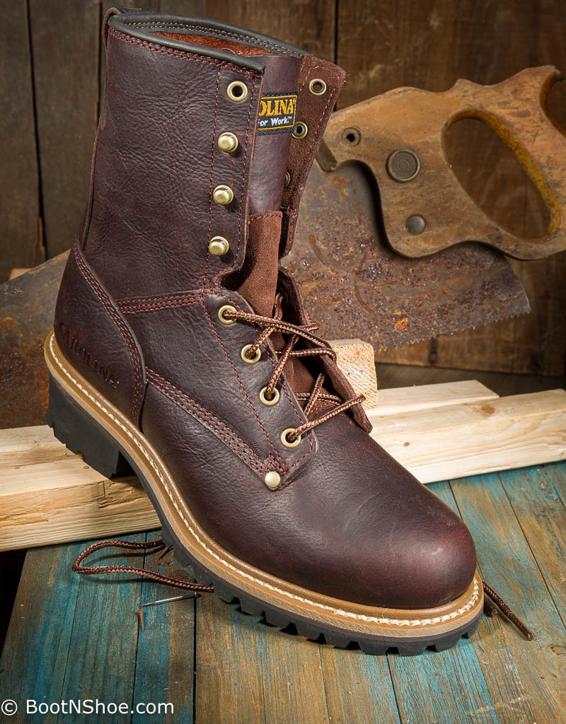 waterproof steel toe logger boots