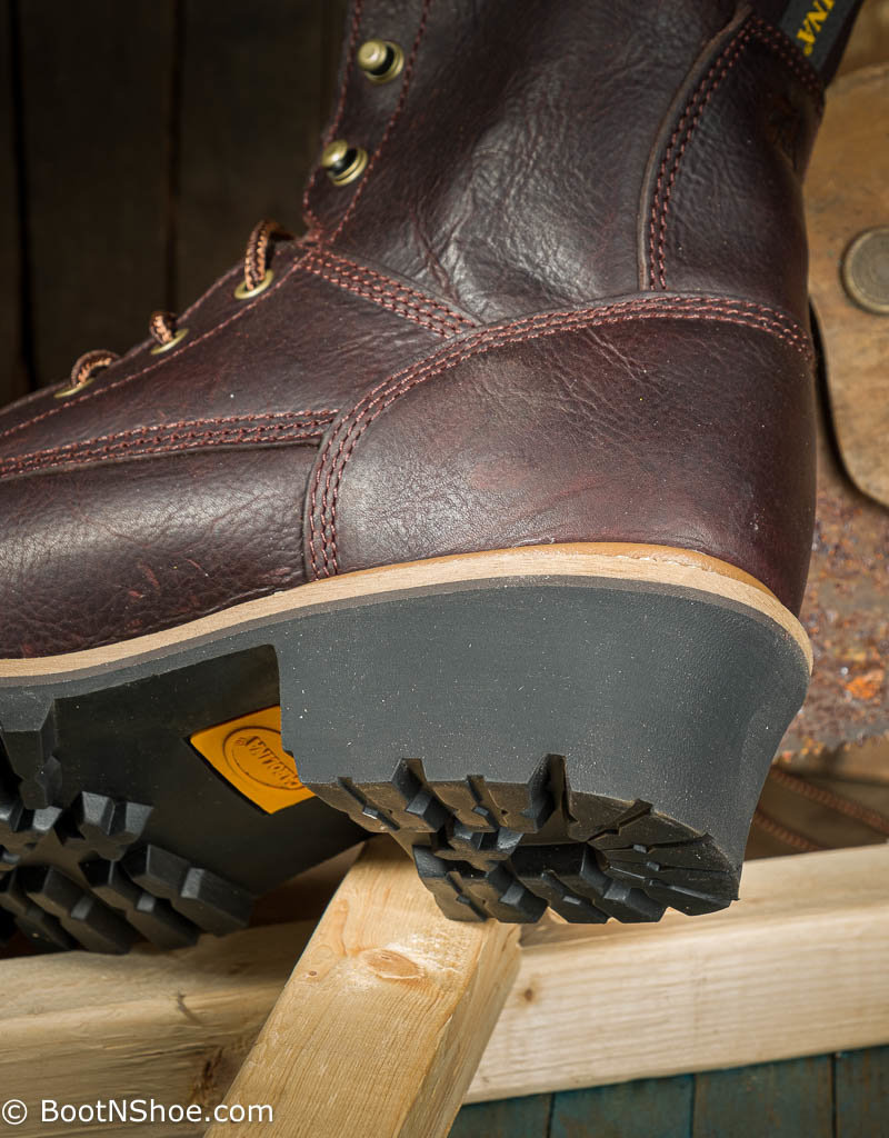 carolina men's logger 8 steel toe work boots