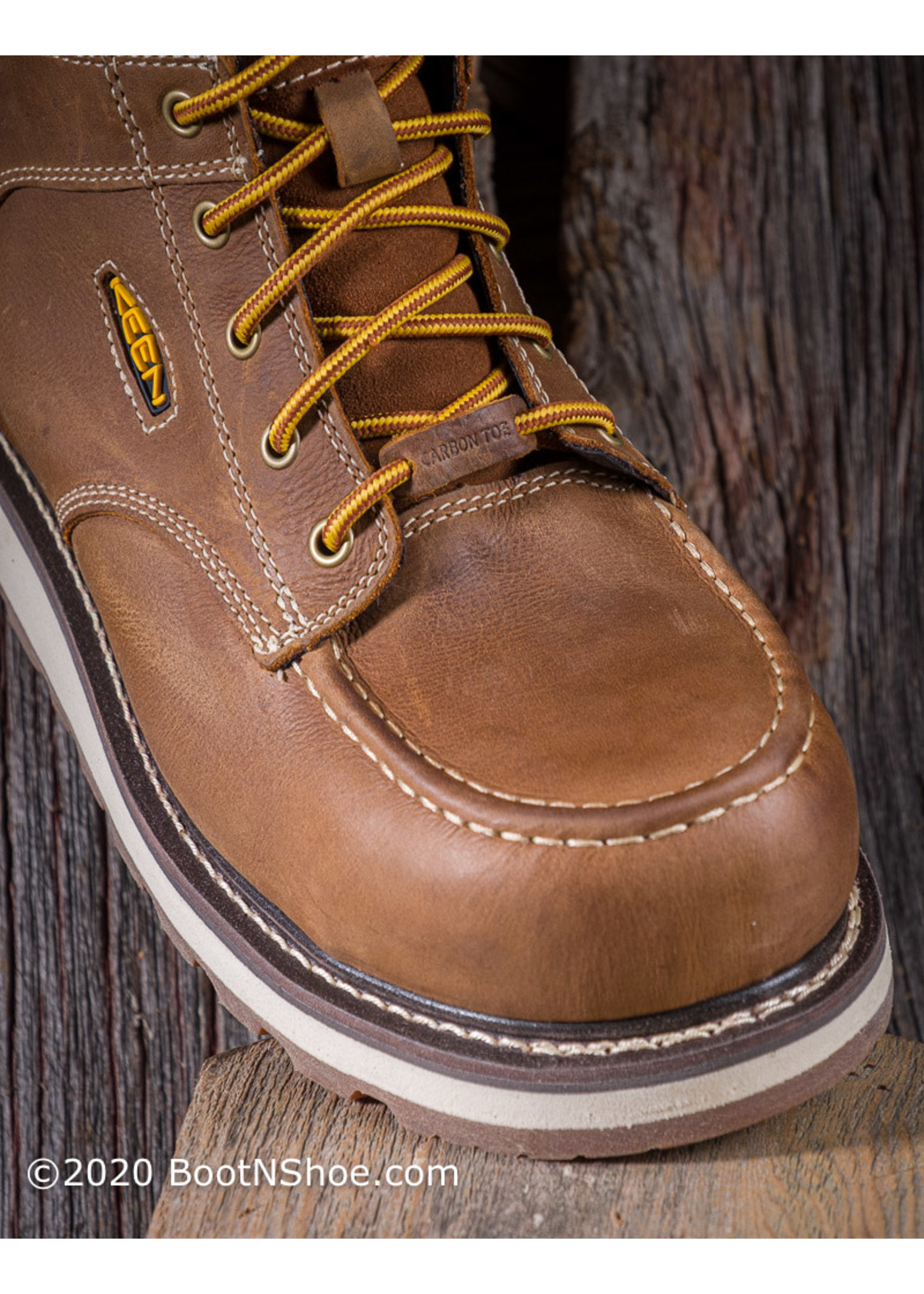 keen moc toe work boot