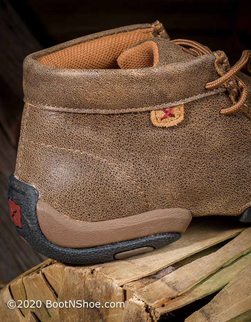 twisted x women's tooled chukka driving mocs