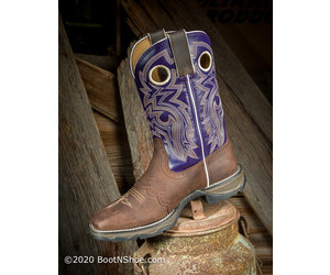purple durango boots
