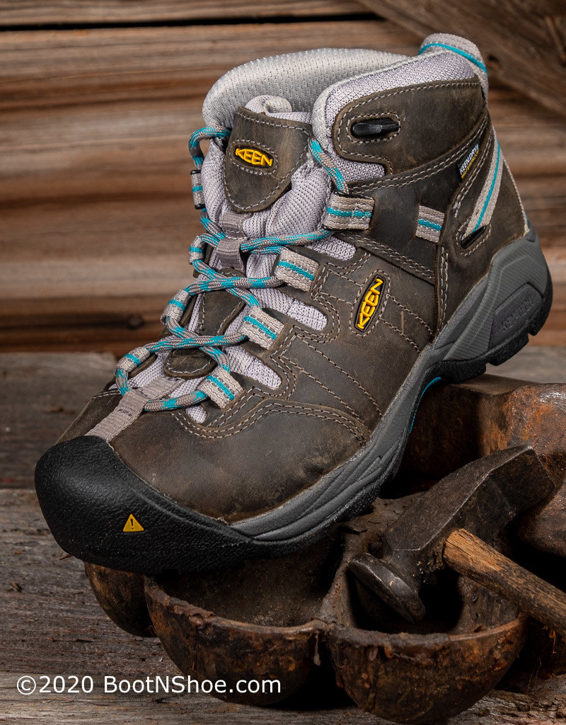 keen utility women's detroit mid steel toe work boot