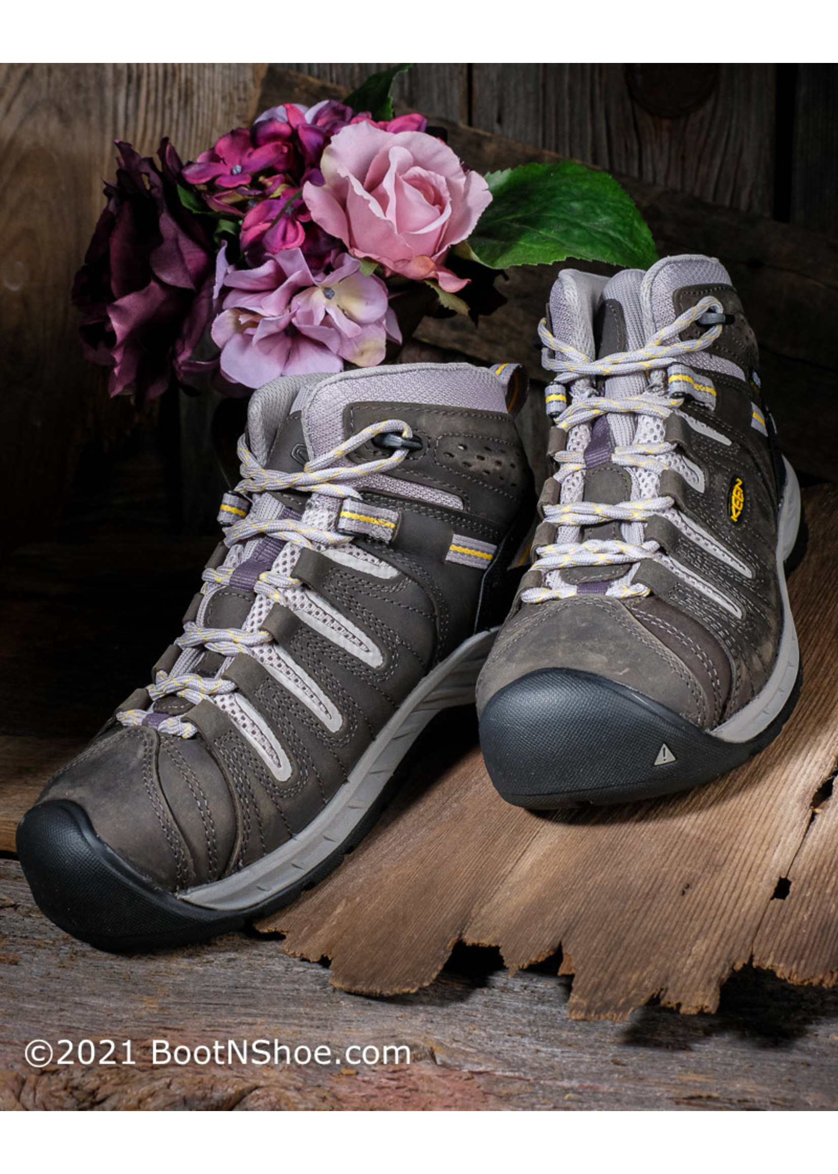Keen Utility Women's Flint II Mid-Cut Steel Toe Waterproof Hiking Boot 1025242