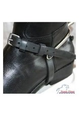 SPUR STRAPS RUBBER WITH KEEPERS