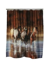 HORSES SHOWER CURTAIN