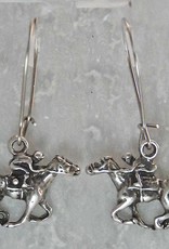 Thoroughbred on Wire earrings
