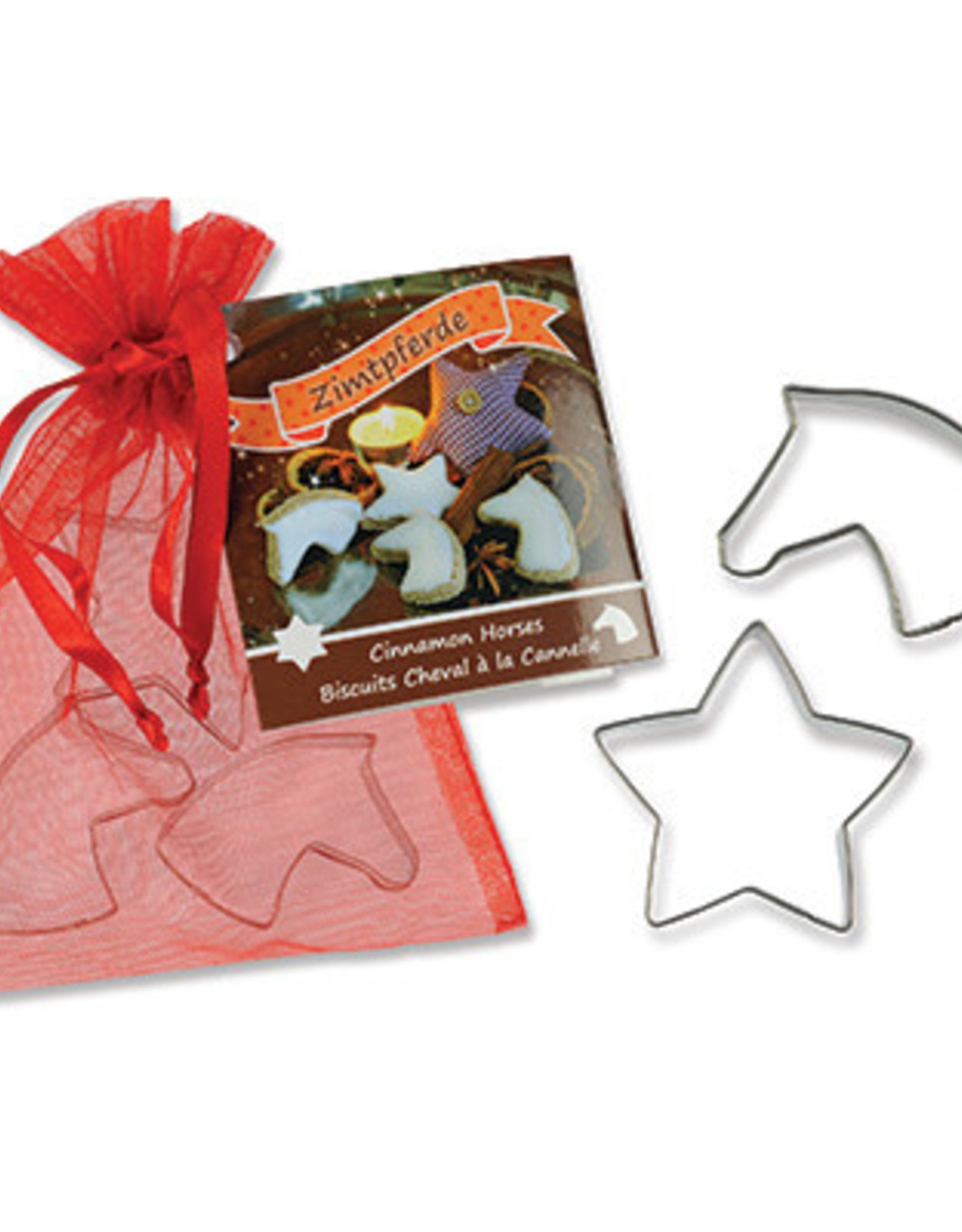 Cookie Cutter Set, 2 Mini Horse Heads and Mini Star