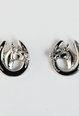 Horse Head in shoe earring imit