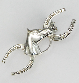 Pin Double Horseshoe w/ horsehead